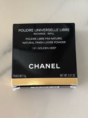 CHANEL Poudre Universelle Libre 121 Golden Deep Refill Loose Powder 0.21 oz